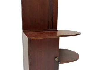 Art Deco Cabinet or Dry Bar with Clock, 1930s